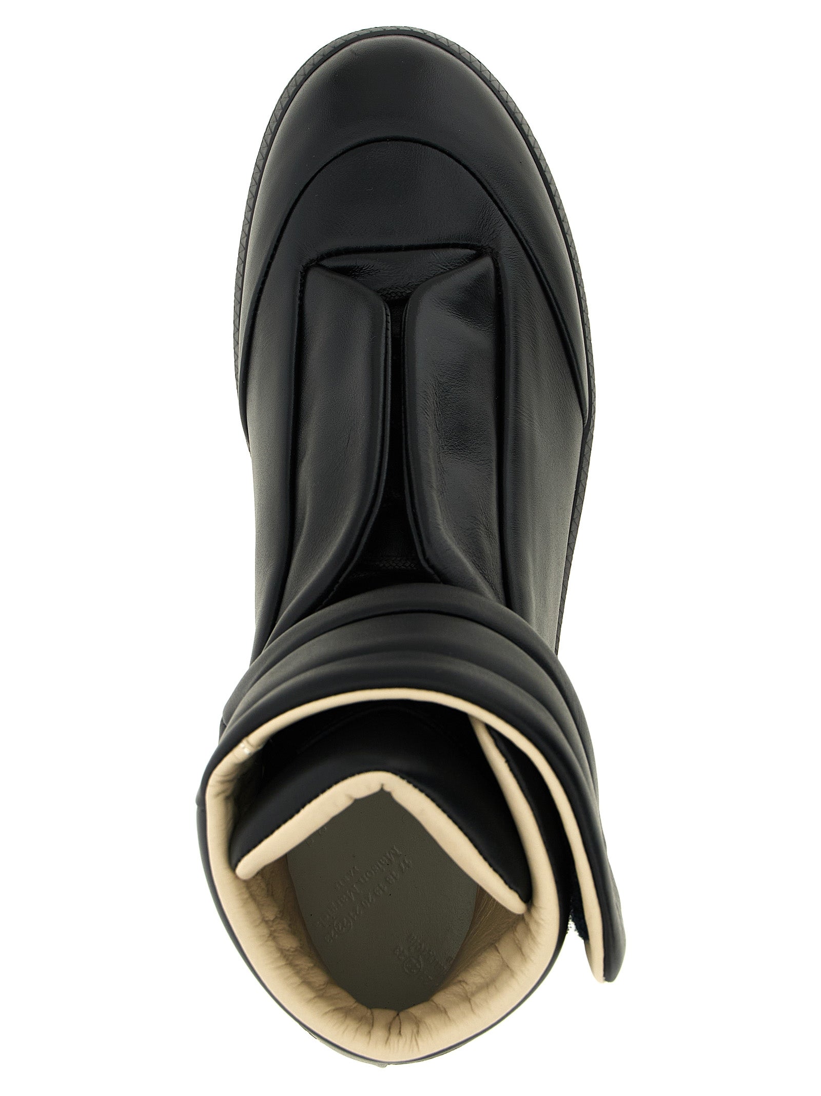 Maison Margiela Schwarze Kalbsleder Chunky Sneaker