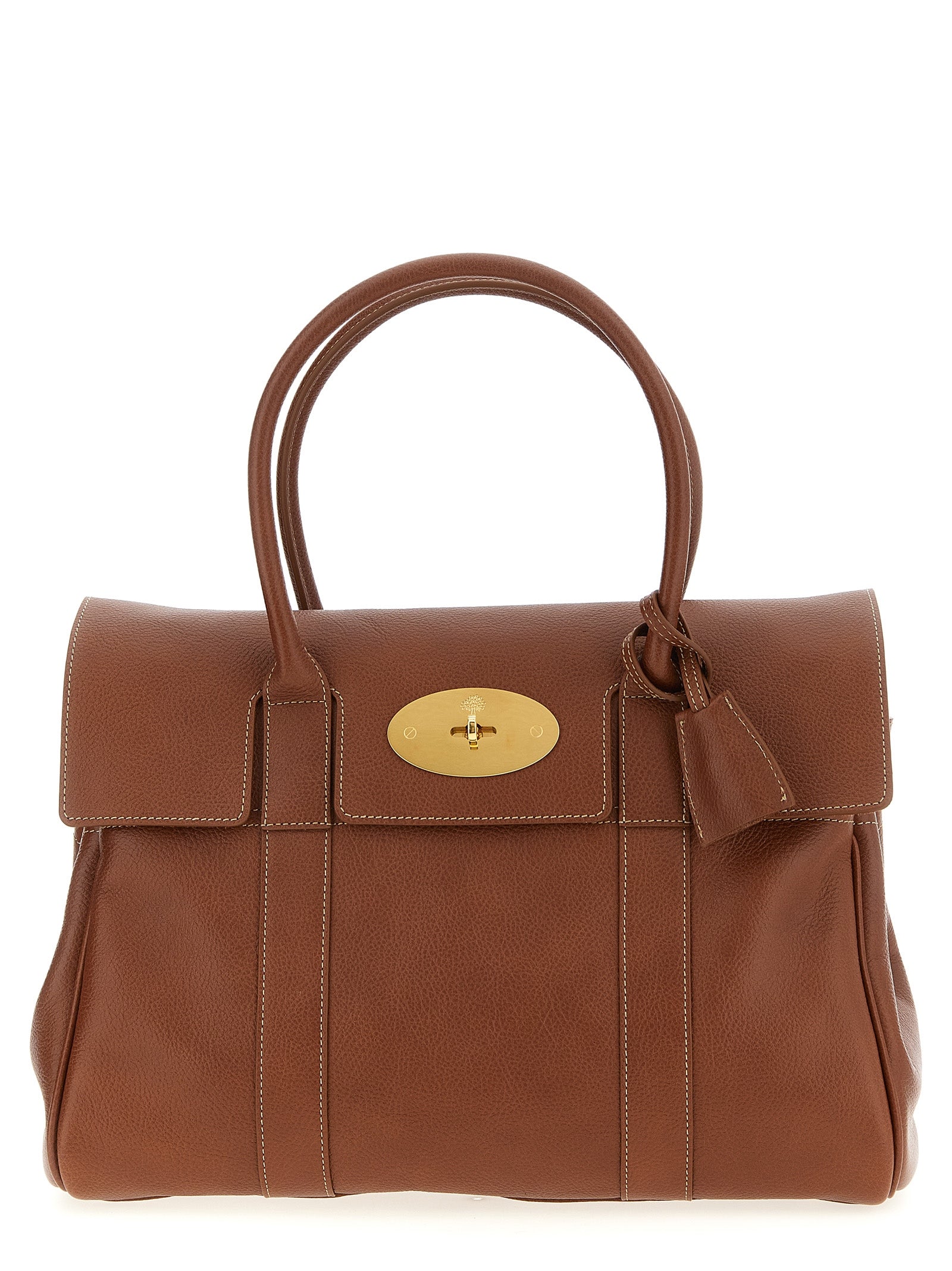 Mulberry Braunes Kalbsleder Damen Crossbody Tasche
