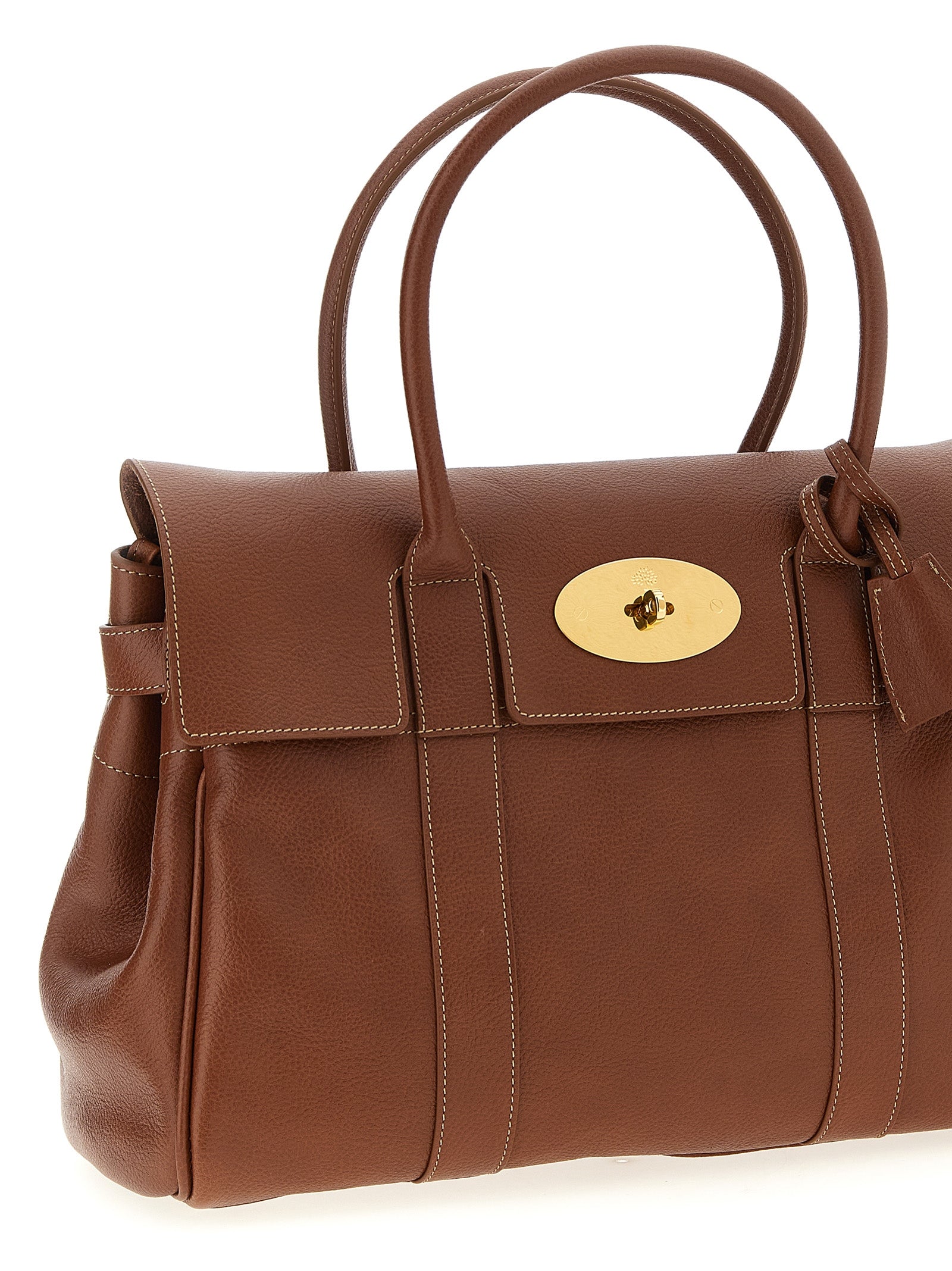 Mulberry Braunes Kalbsleder Damen Crossbody Tasche