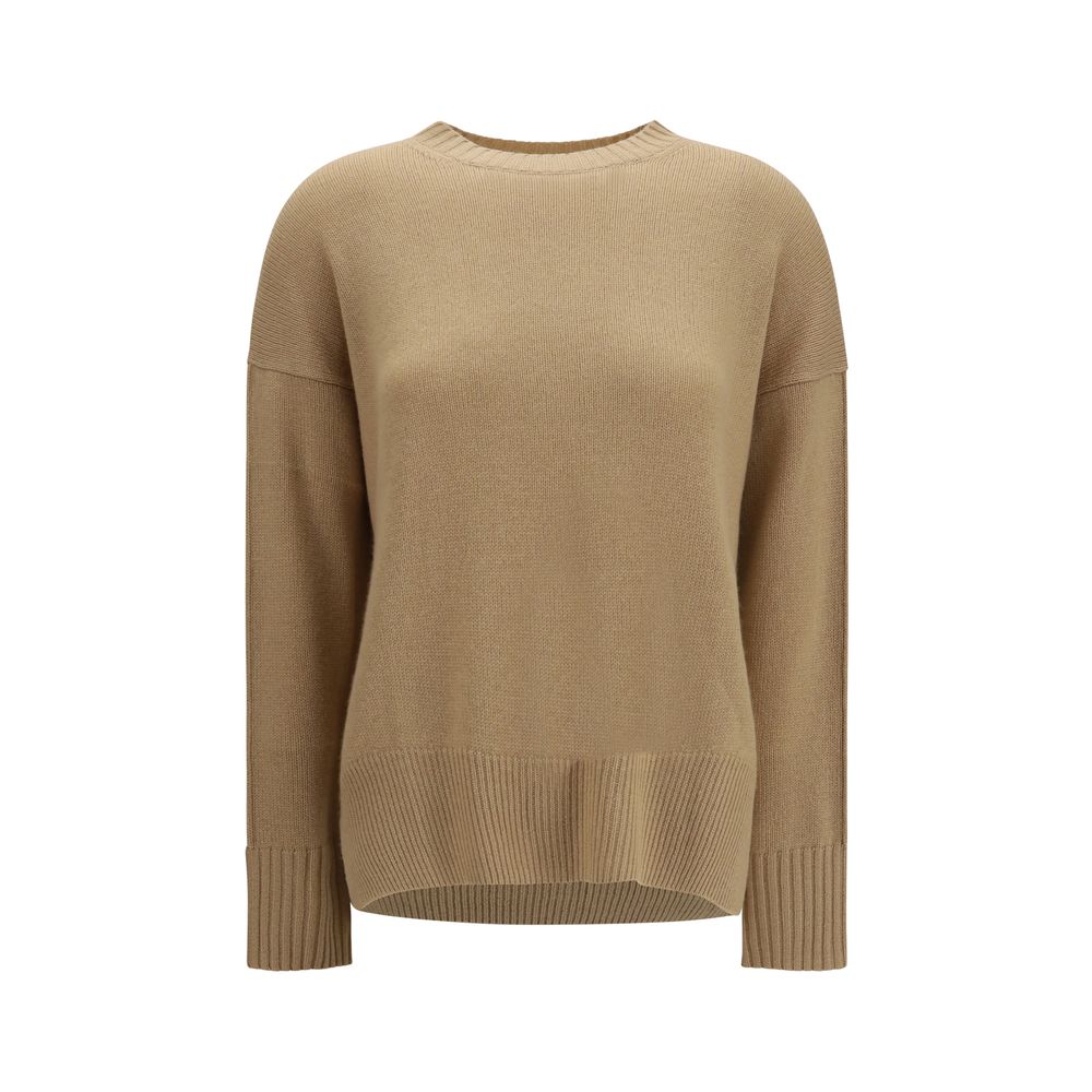 Allude Beige Kaschmir-Sweatshirt