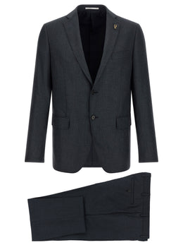 Pal Zileri Grauer Zweiteiler aus Polyester