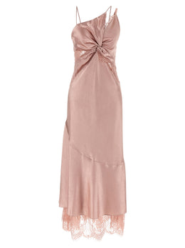 PINKO Langes Kleid aus mehrfarbigem Acetat