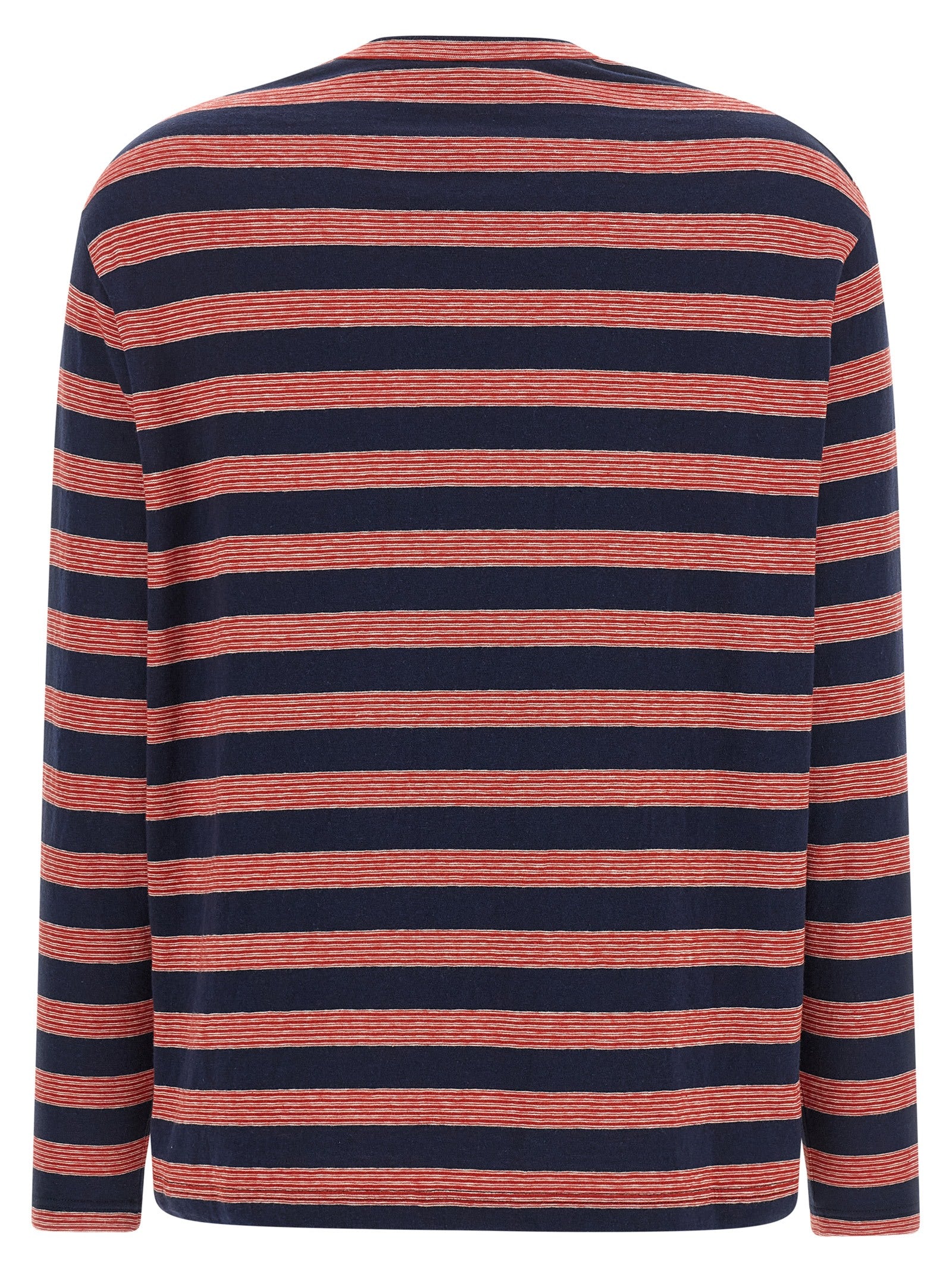 Jil Sander Mehrfarbiges Baumwoll-Langarm-T-Shirt