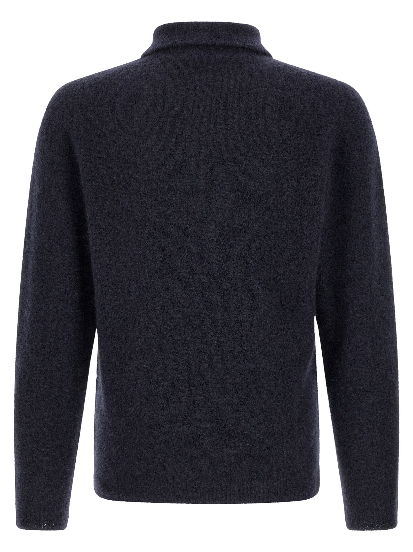 Roberto Collina Blaues Kaschmir-Poloshirt