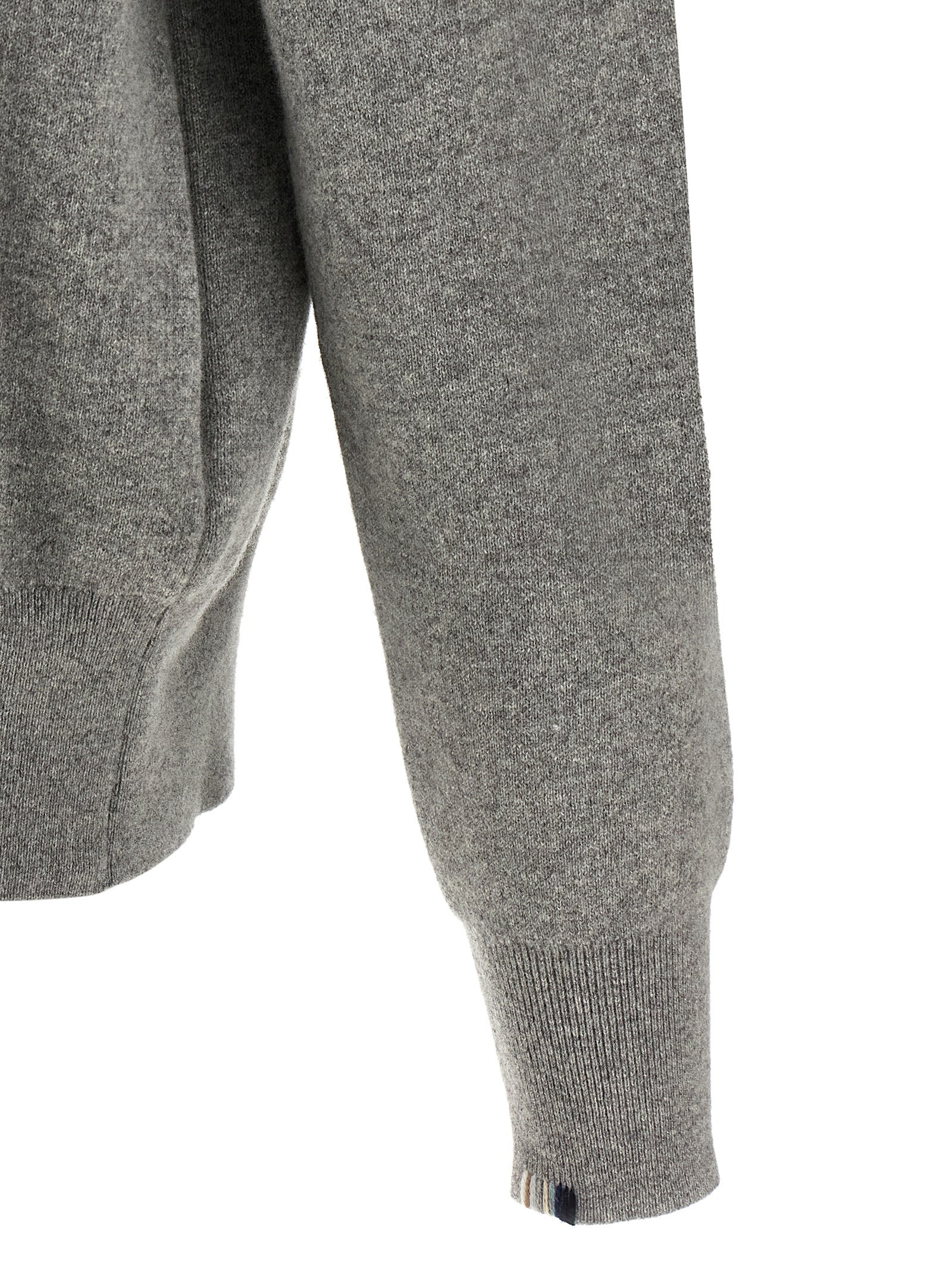 Extreme Cashmere Grauer Kaschmir-Strickjacke