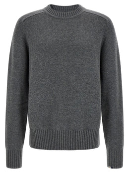 Extreme Cashmere Grauer Kaschmir-Strickjacke