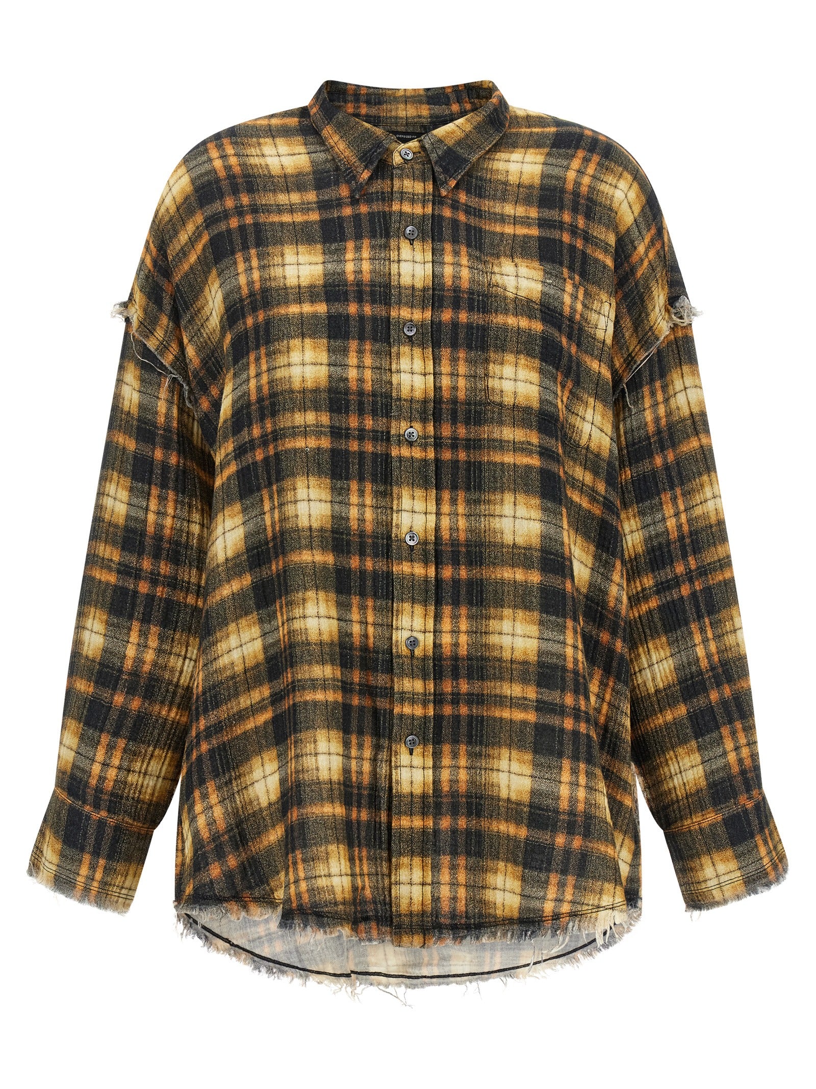 R13 Braune Baumwollbluse