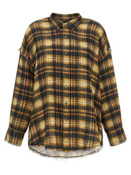 R13 Braune Baumwollbluse