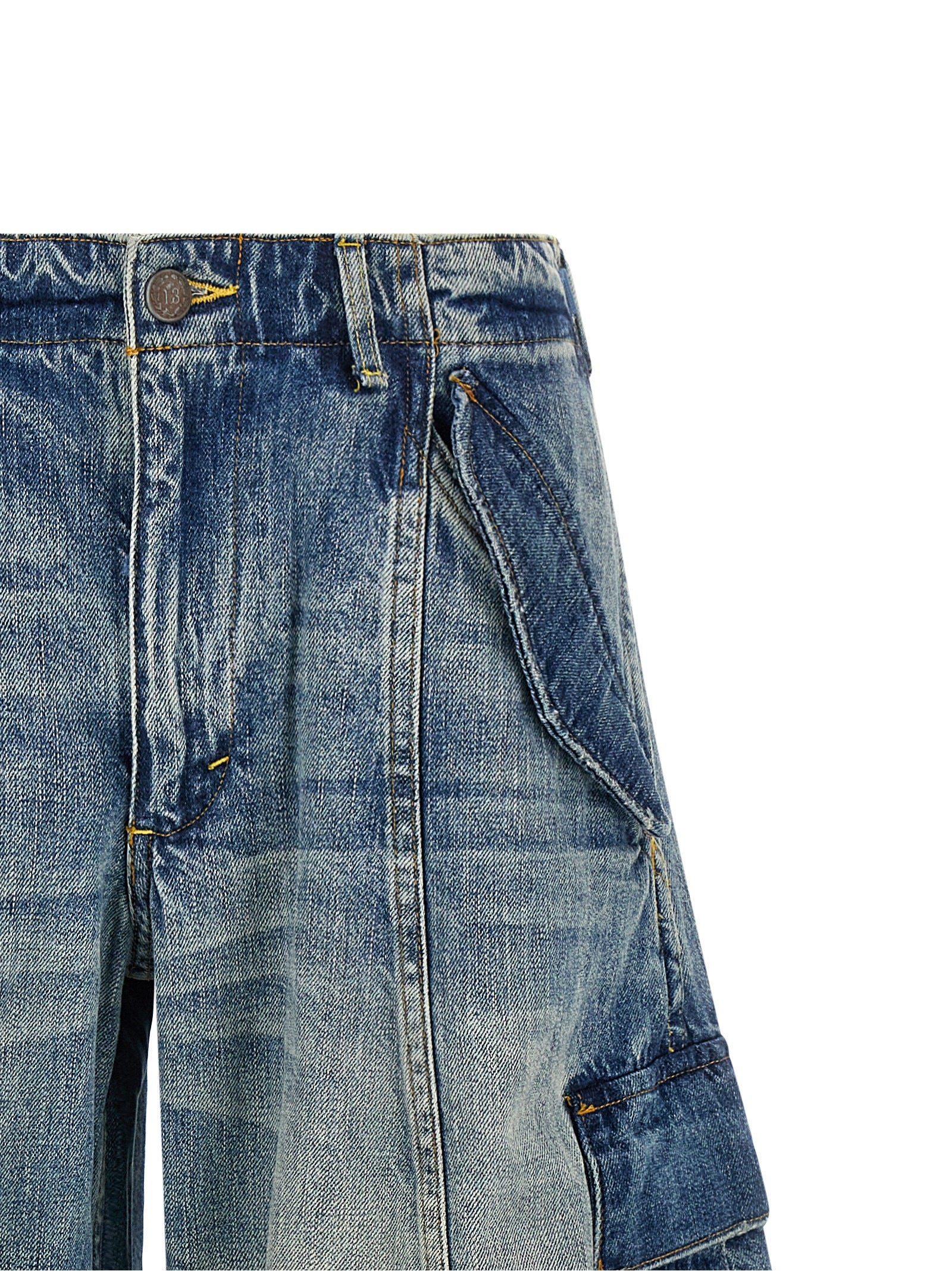R13 Blaue Baumwolljeans Denim