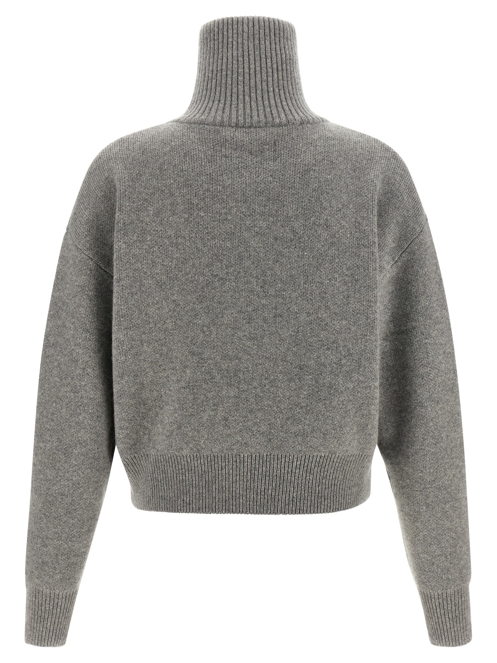Extreme Cashmere Grauer Kaschmir-Strickjacke