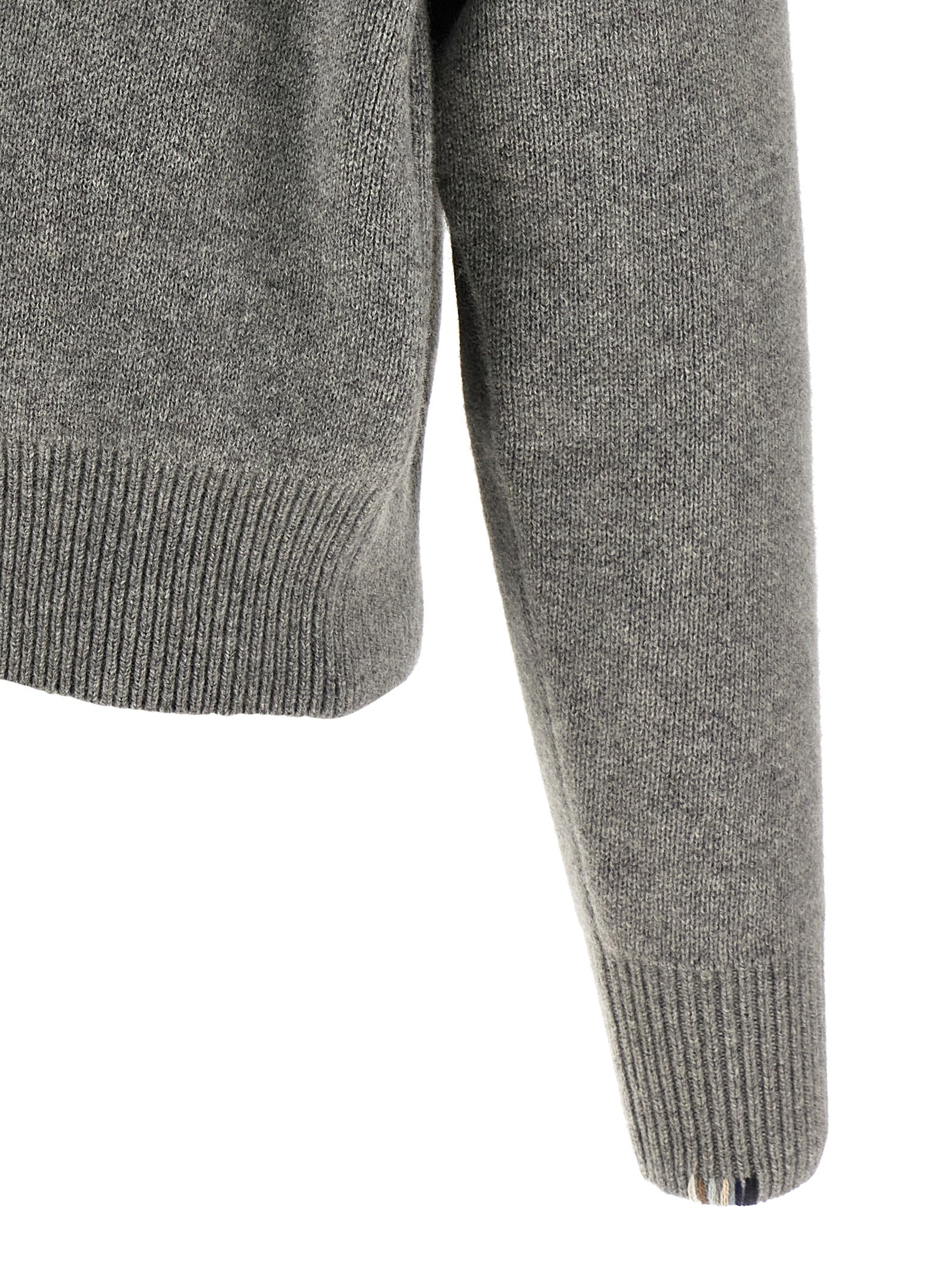 Extreme Cashmere Grauer Kaschmir-Strickjacke