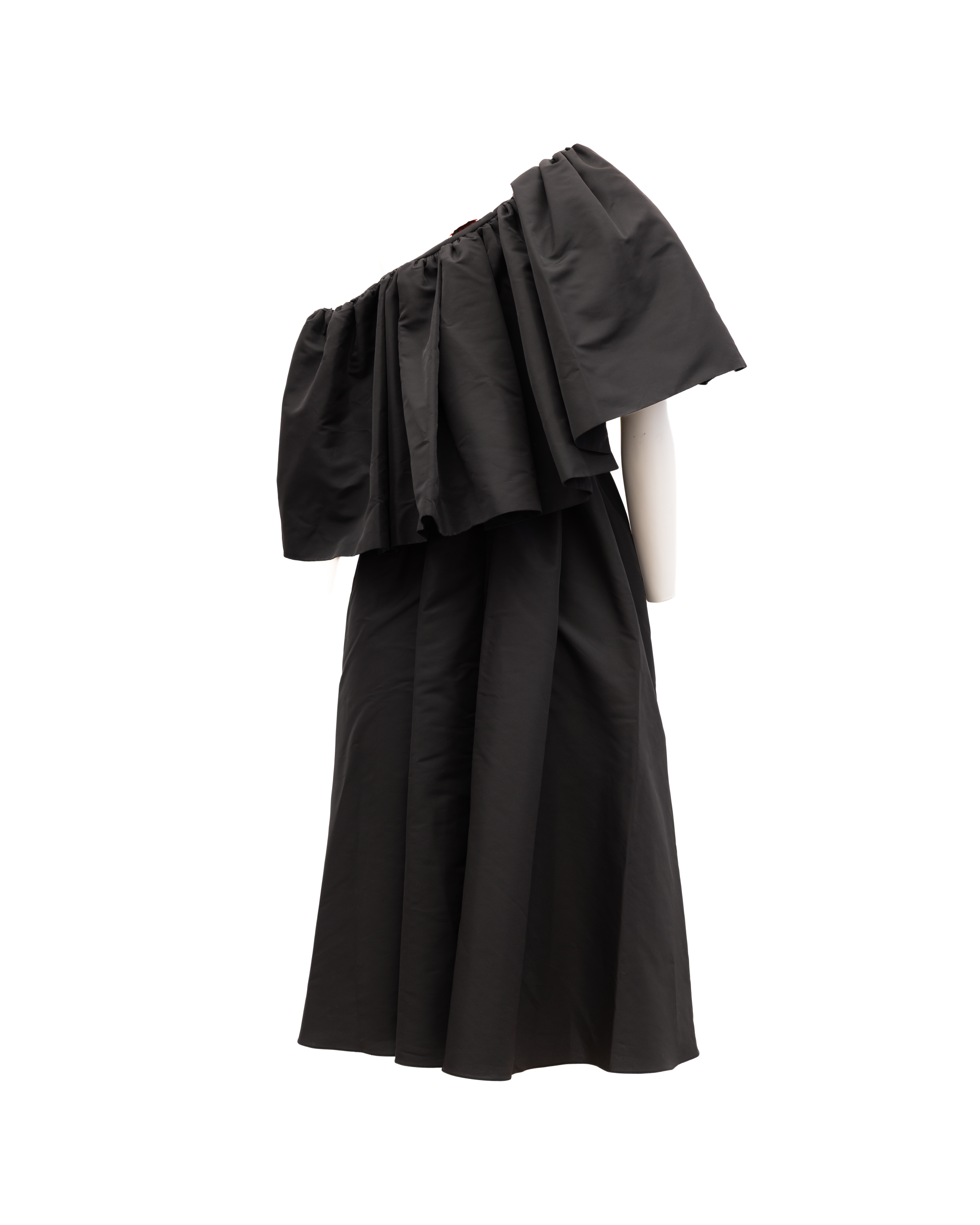 Alexander McQueen Schwarzes Damenkleid aus Acetat