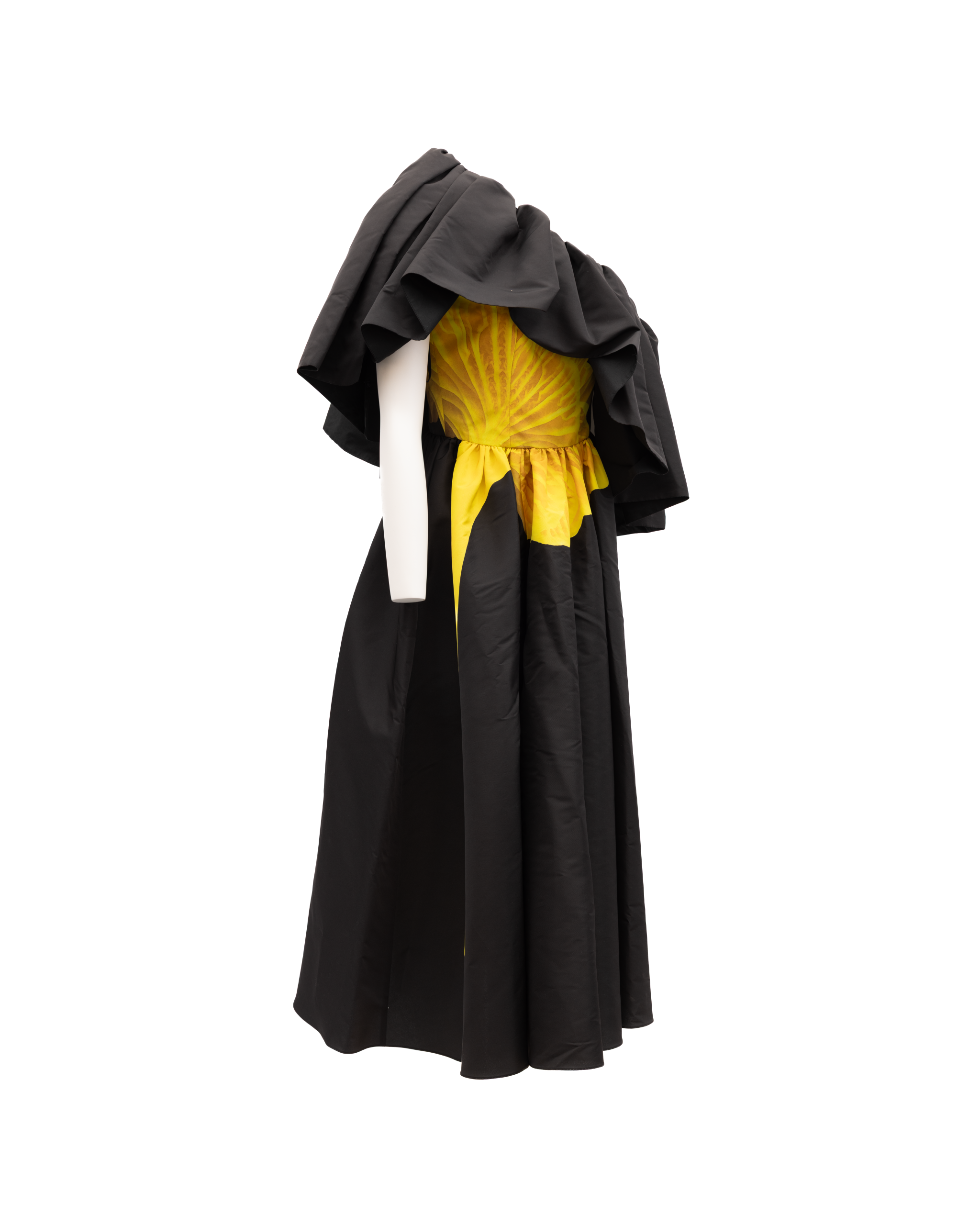 Alexander McQueen Schwarzes Damenkleid aus Acetat