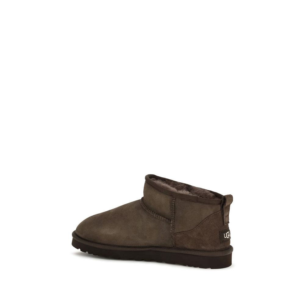 UGG Braune Lederstiefeletten