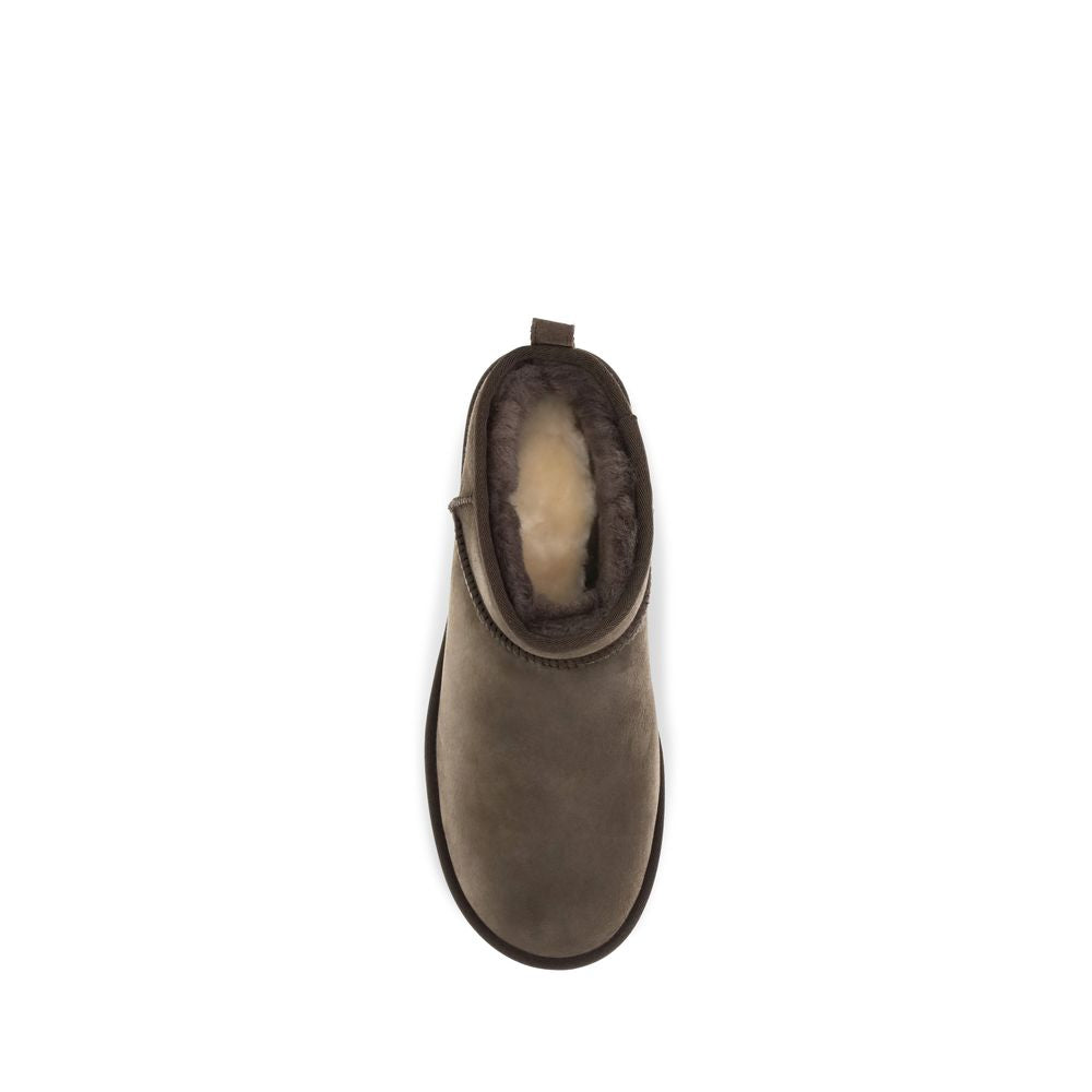 UGG Braune Lederstiefeletten