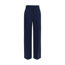 Max Mara Blaue Hose aus Wolle Oves Aries