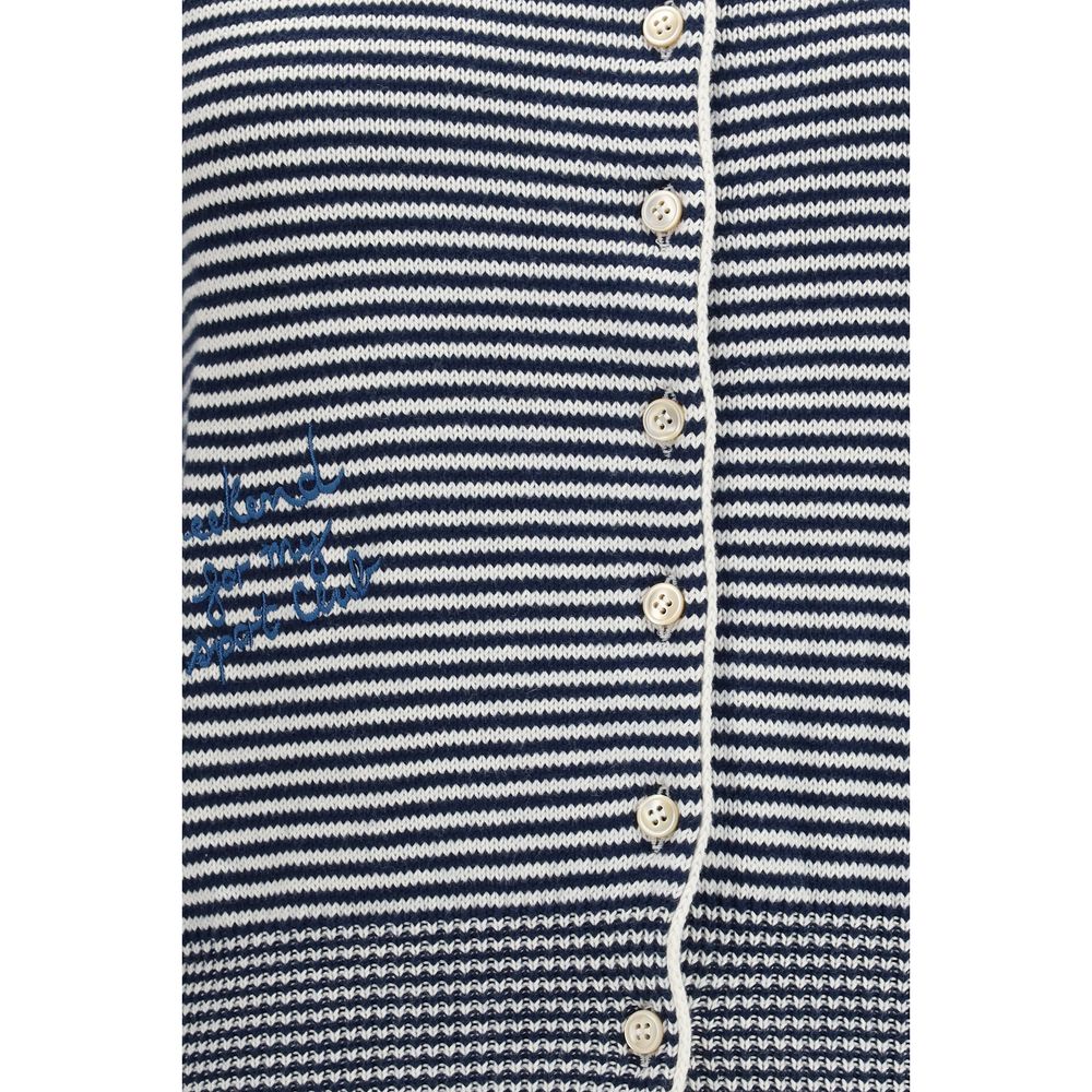 Max Mara Blauer Baumwollcardigan