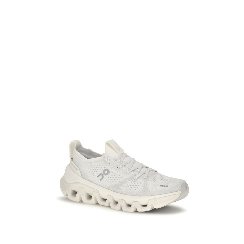 ON Weiße Stoff-Sneaker im Athletic-Look