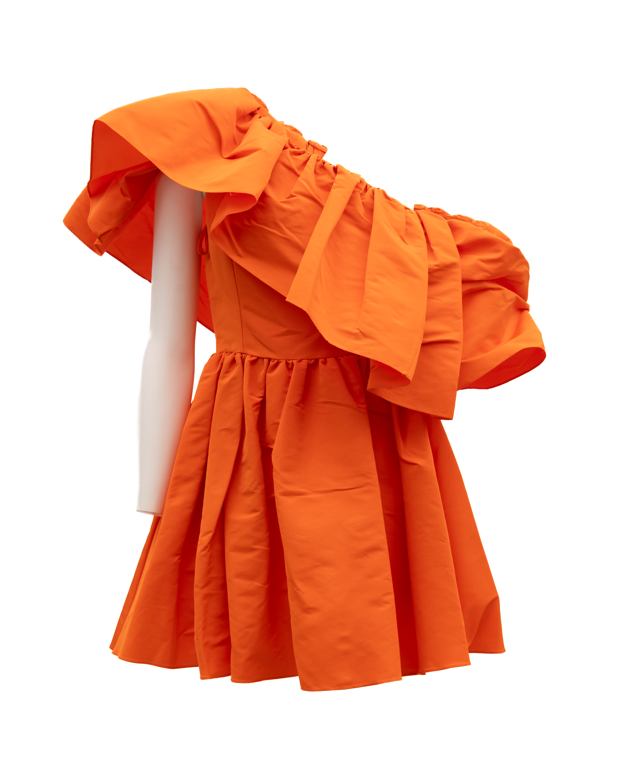Alexander McQueen Orange Damen-Cocktailkleid