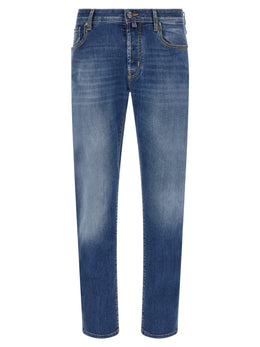 Jacob Cohen Blaue Jeans aus Baumwolle im geraden Schnitt