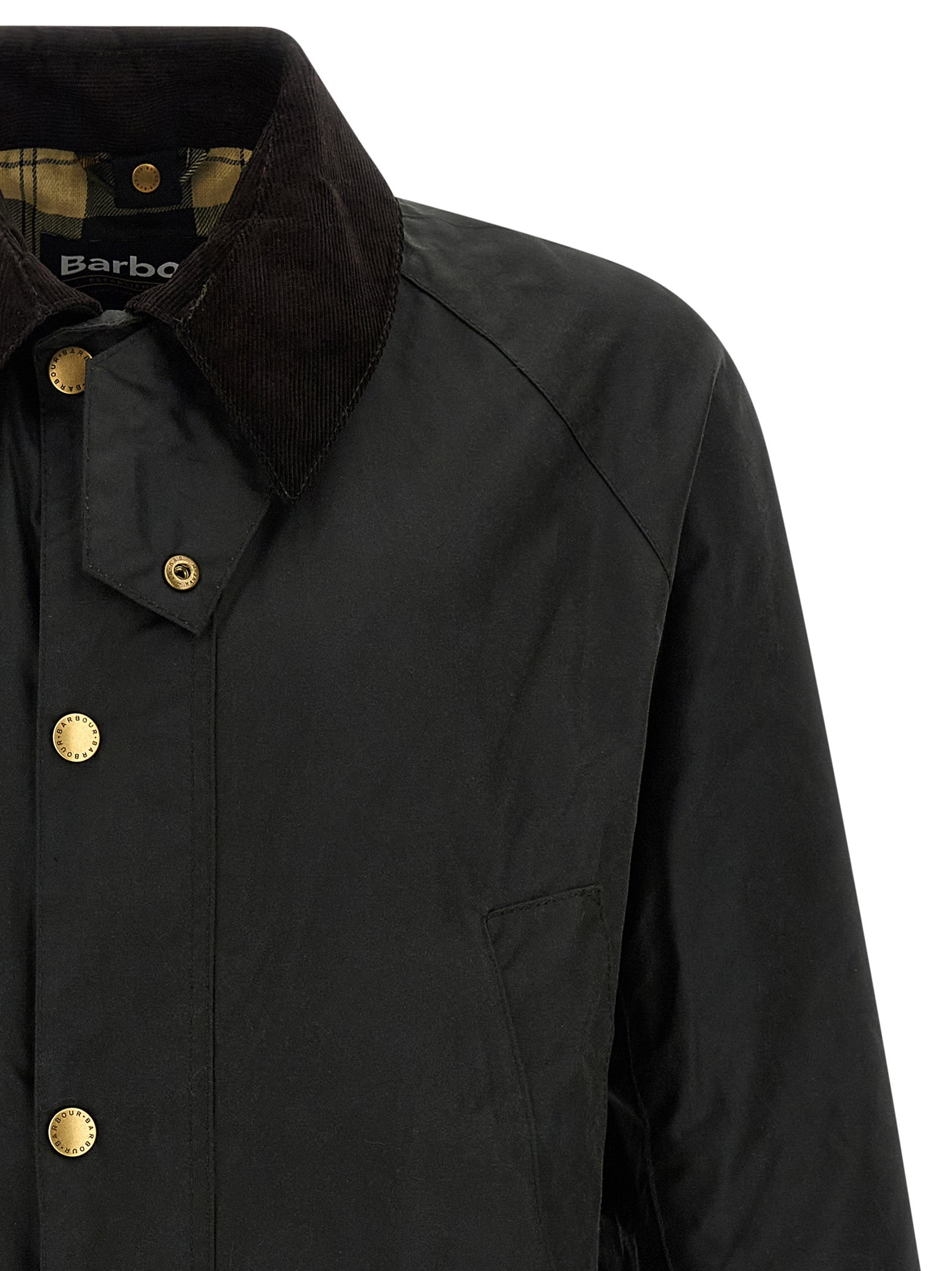 Barbour Zweifarbige Baumwoll-Shell-Jacke