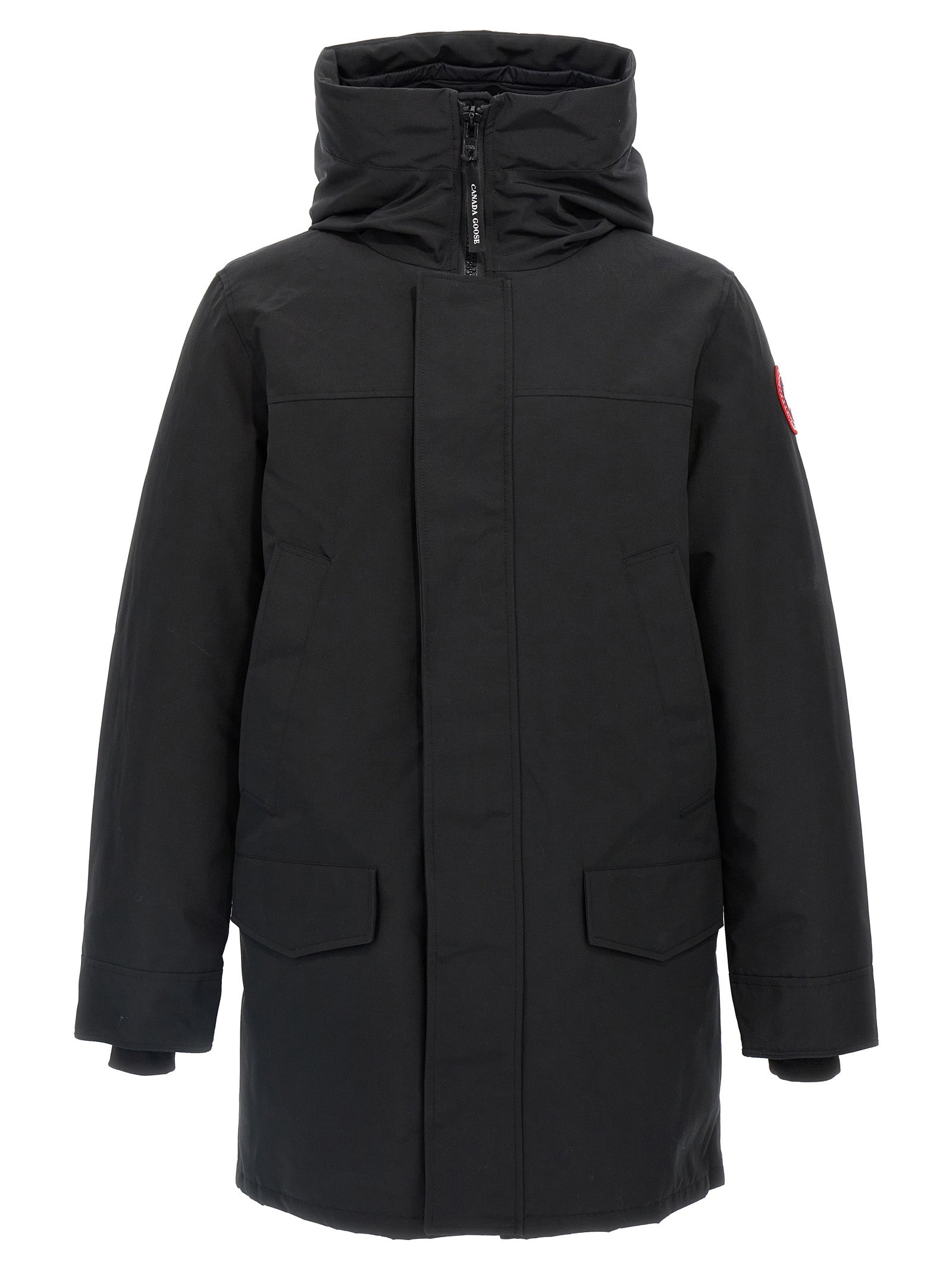 Canada Goose Schwarzer Parka aus Polyester