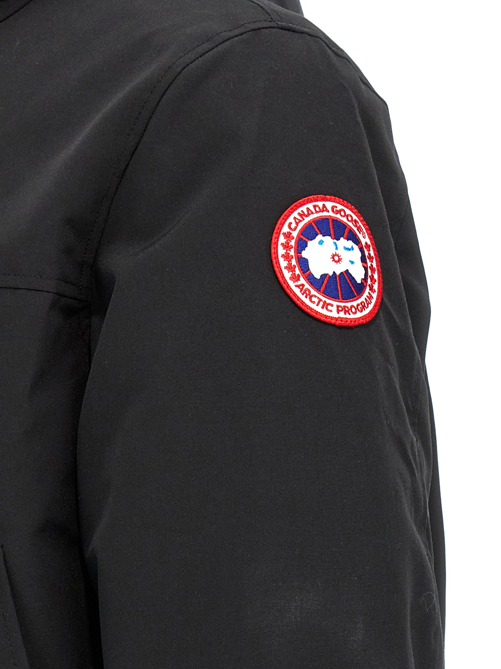 Canada Goose Schwarzer Parka aus Polyester