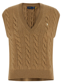 Polo Ralph Lauren Beige Woll-Weste