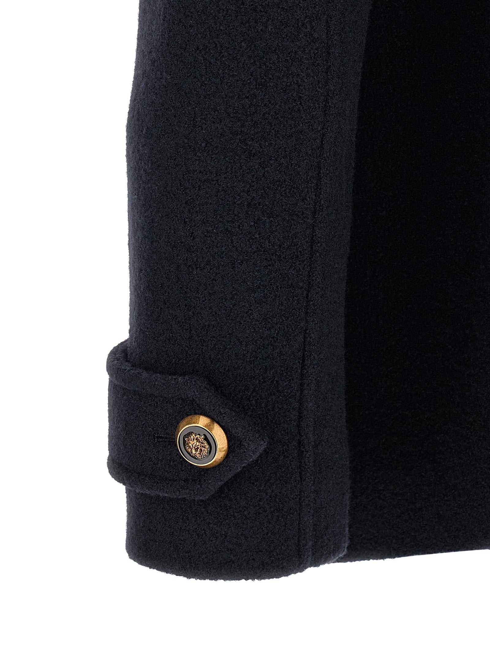Balmain Blauer Sakko aus reiner Schurwolle