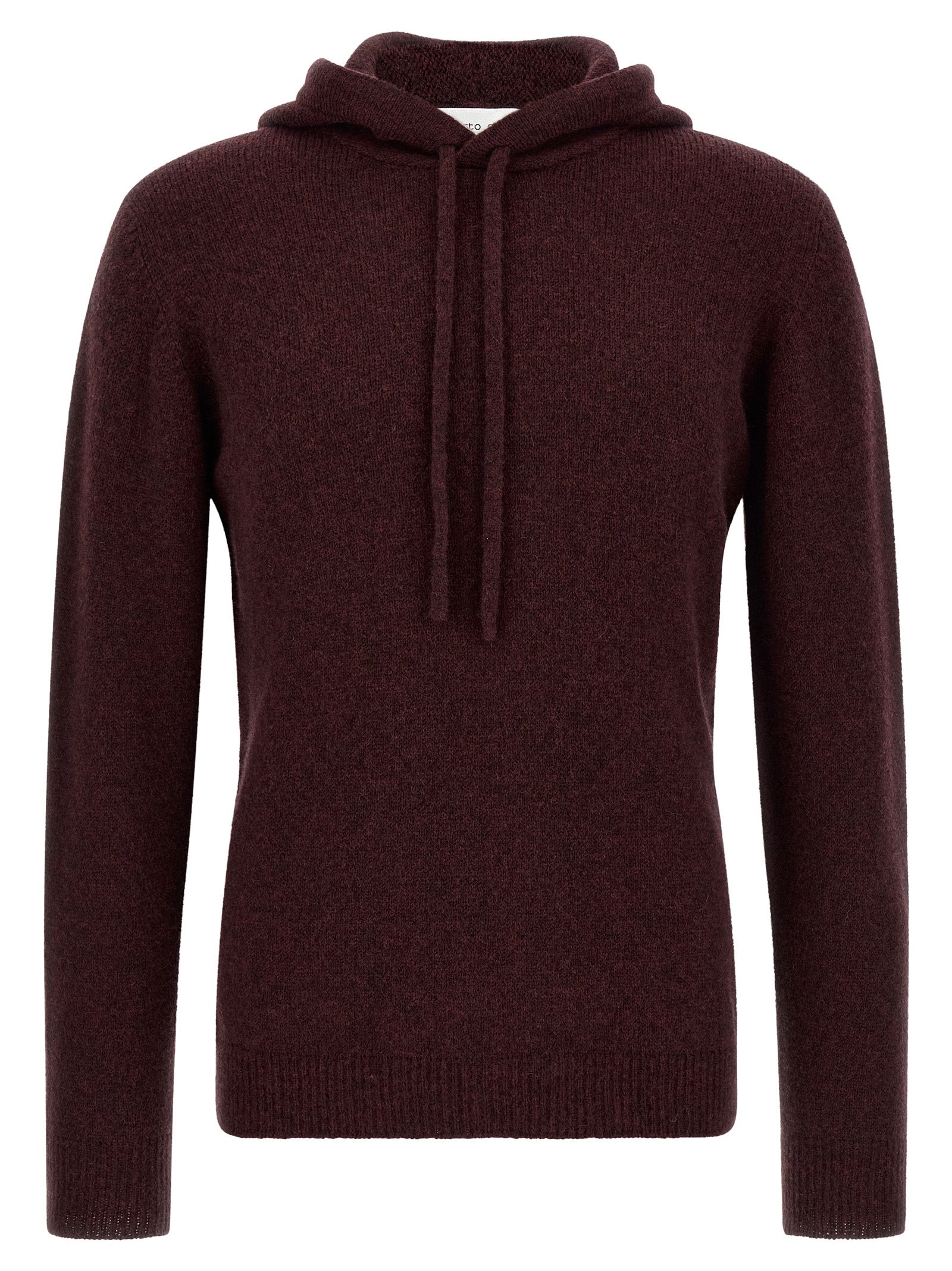 Roberto Collina Bordeaux Woll-Strickjacke