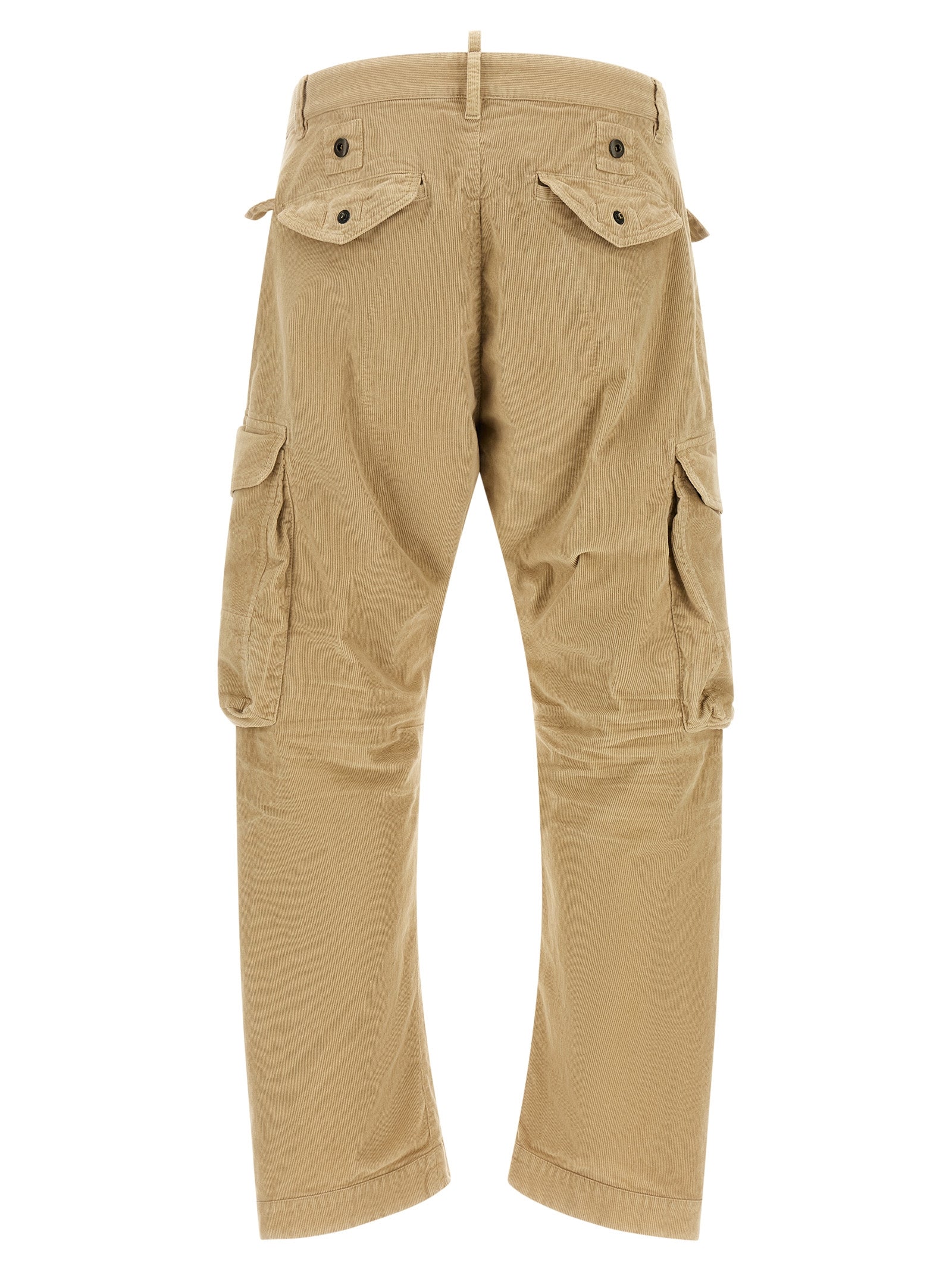 Dsquared² Beige Baumwoll-Cargo-Hose