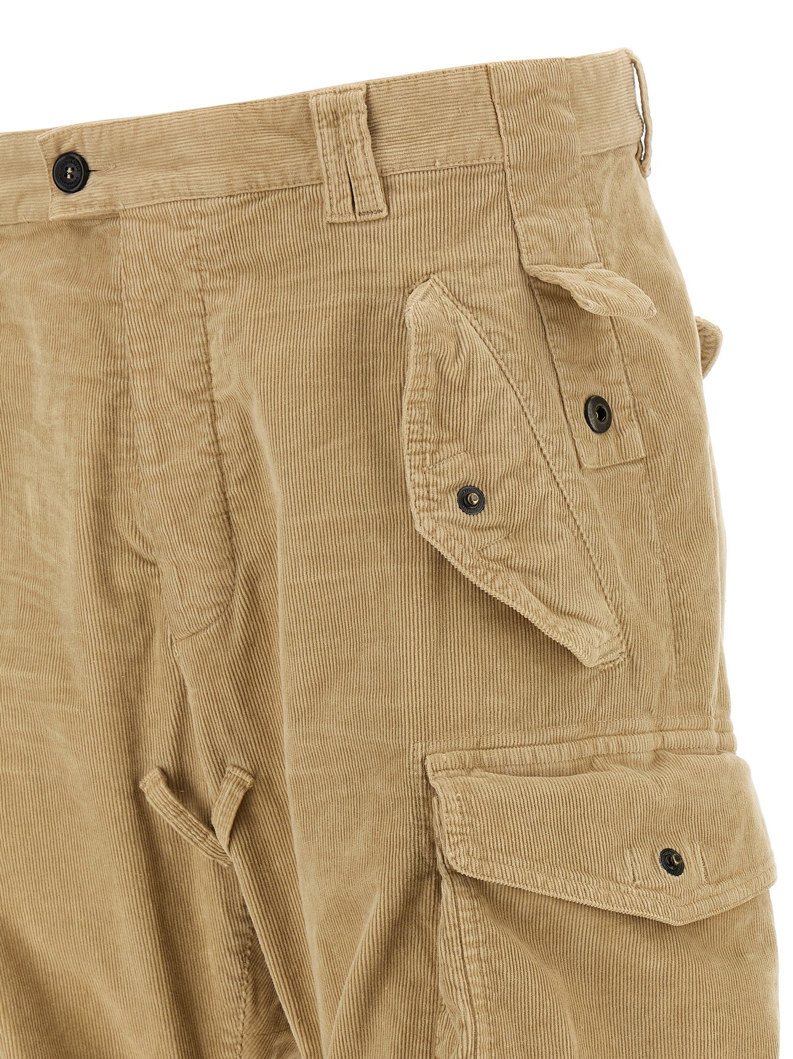 Dsquared² Beige Baumwoll-Cargo-Hose