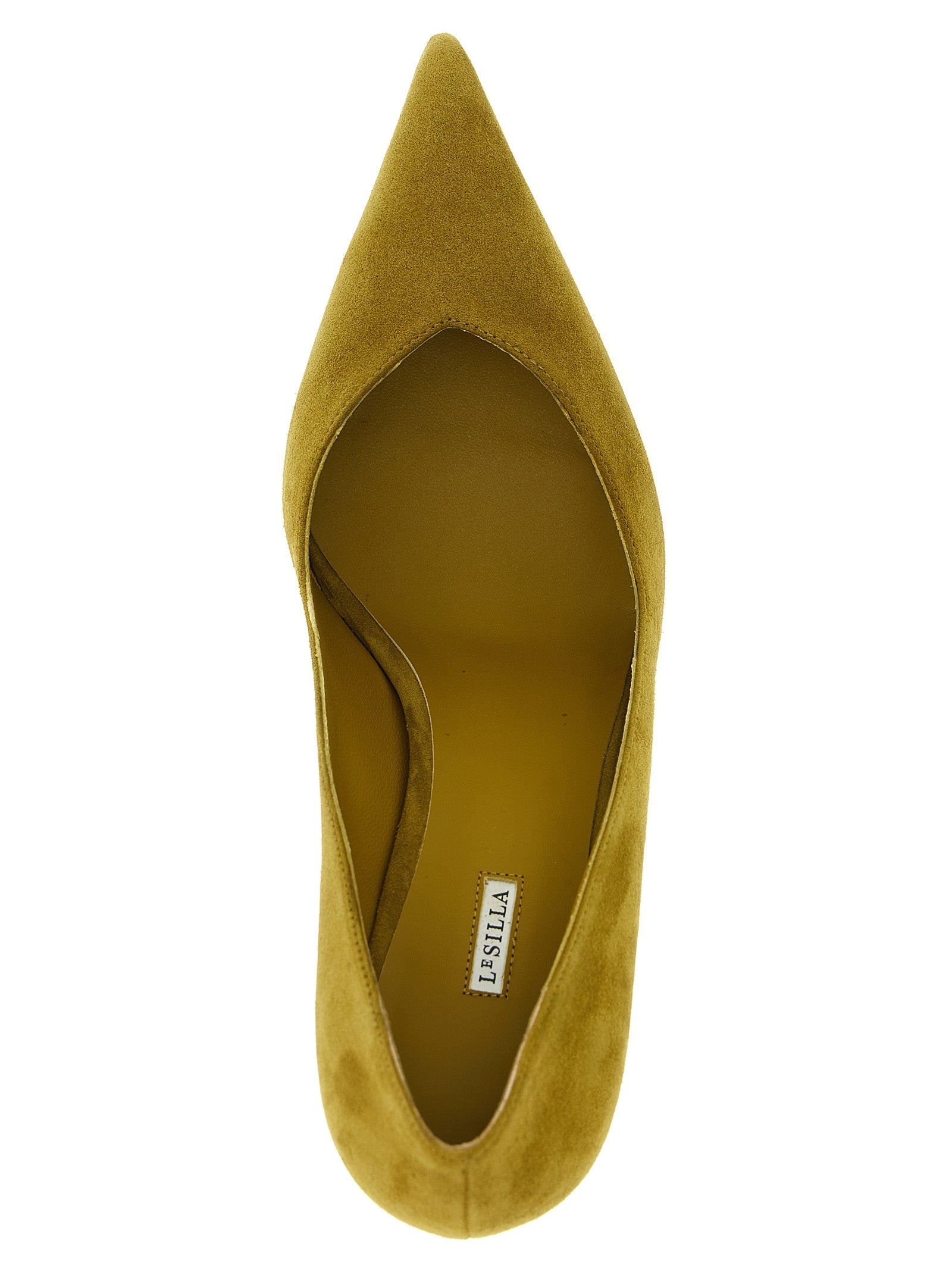 LE SILLA Zweifarbige Pumps aus Lammleder mit hohem Absatz