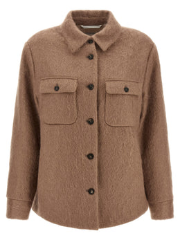 Peserico Beige Virgin Wool Jacket