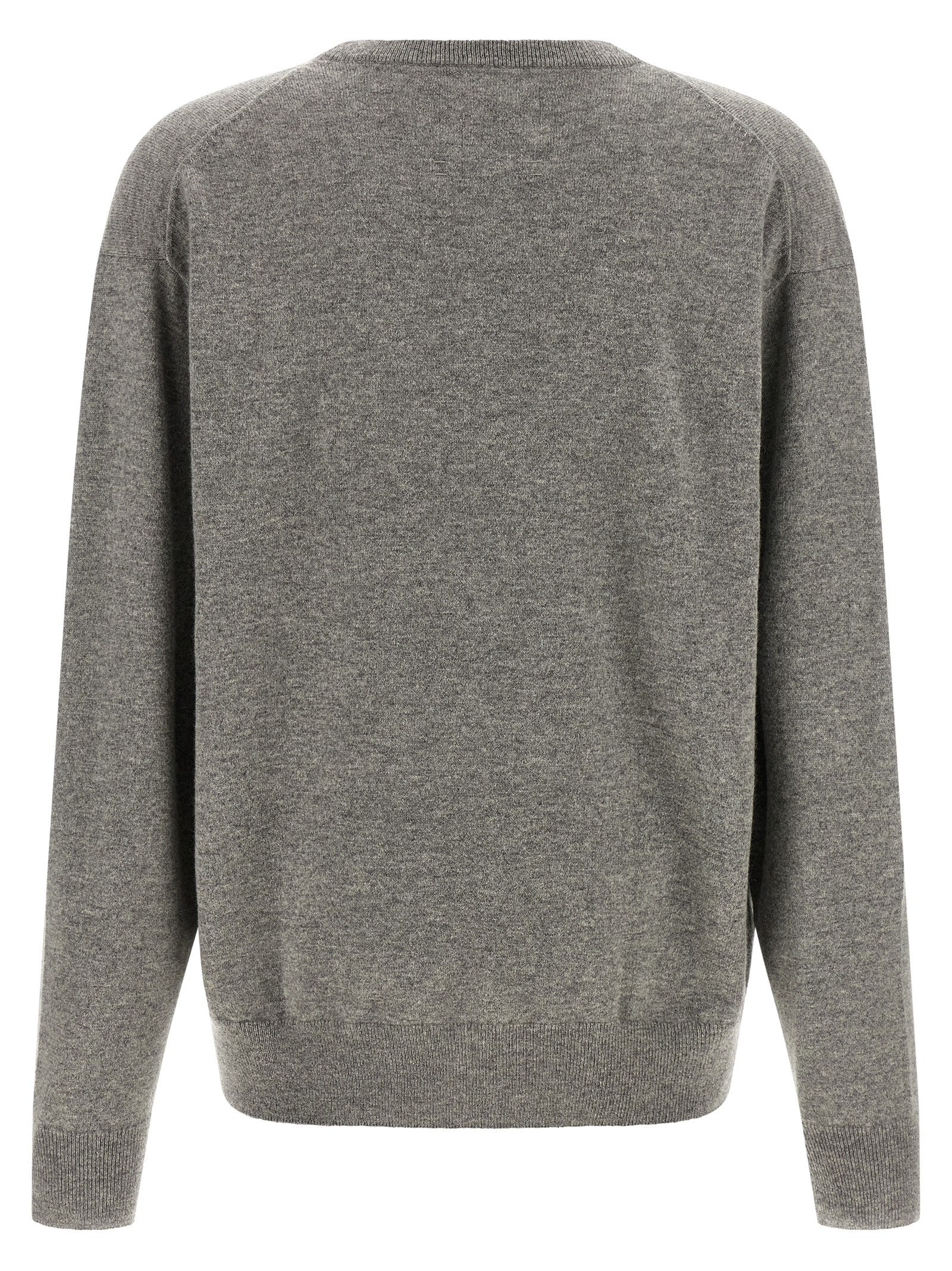Extreme Cashmere Grauer Kaschmir-Strickjacke