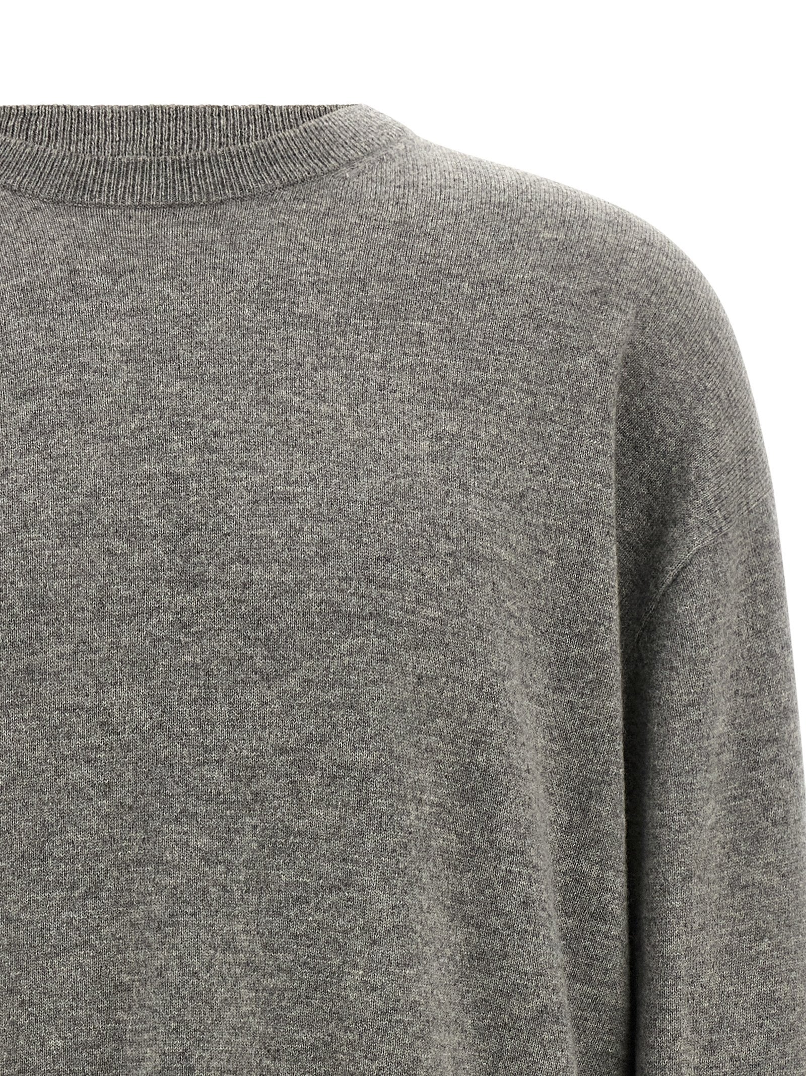 Extreme Cashmere Grauer Kaschmir-Strickjacke