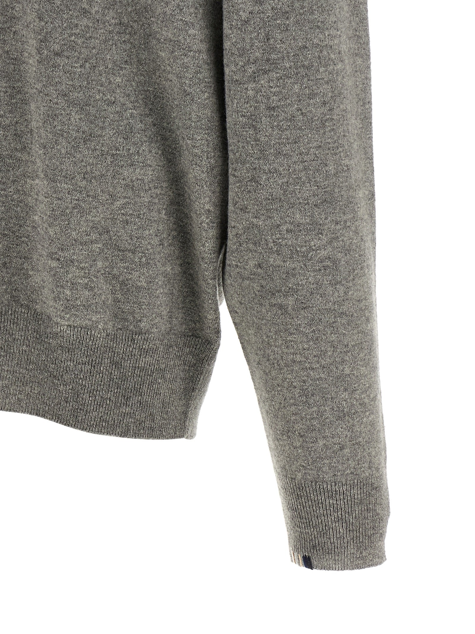 Extreme Cashmere Grauer Kaschmir-Strickjacke
