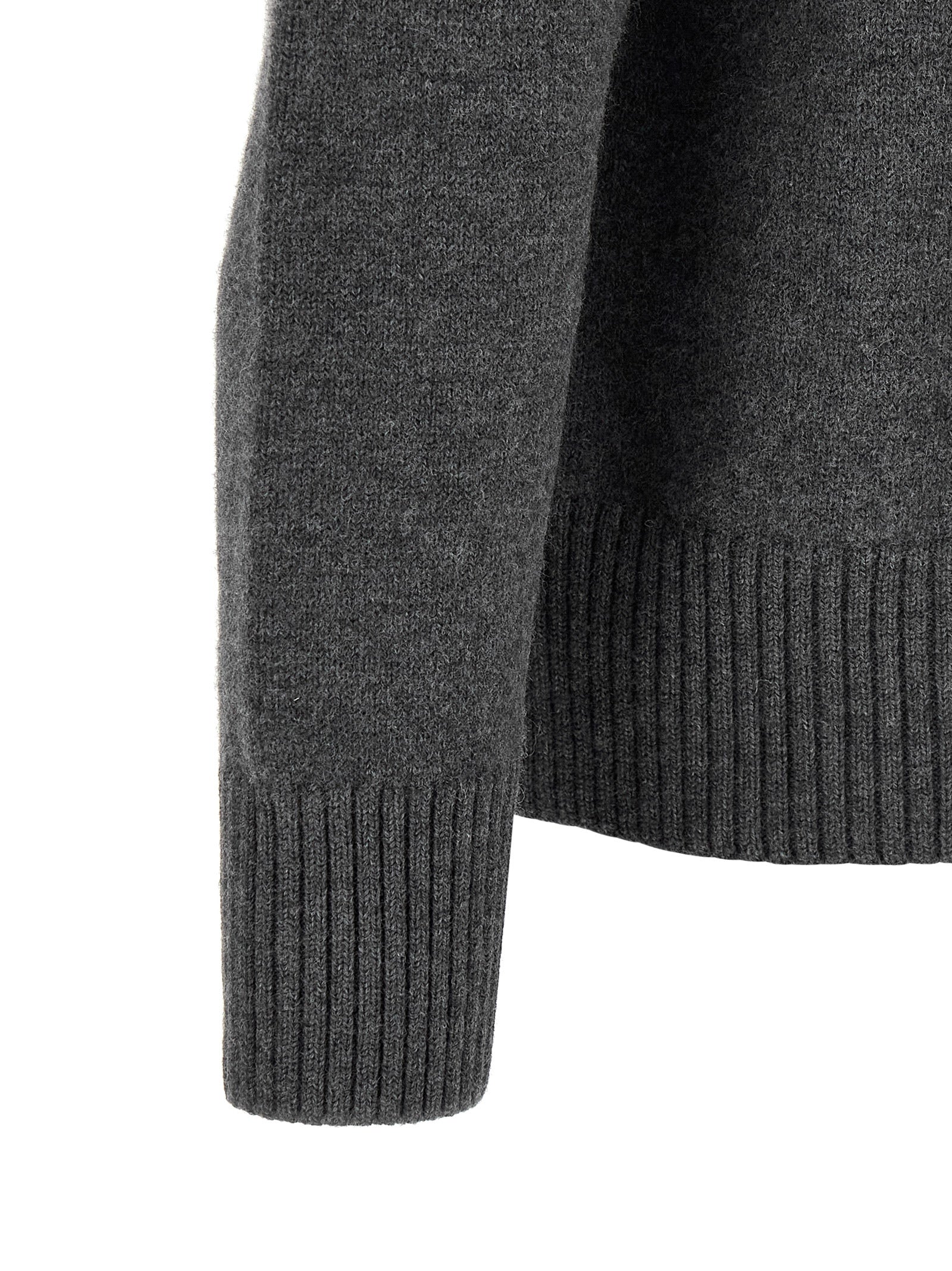 Ami Paris Grauer Wollcardigan