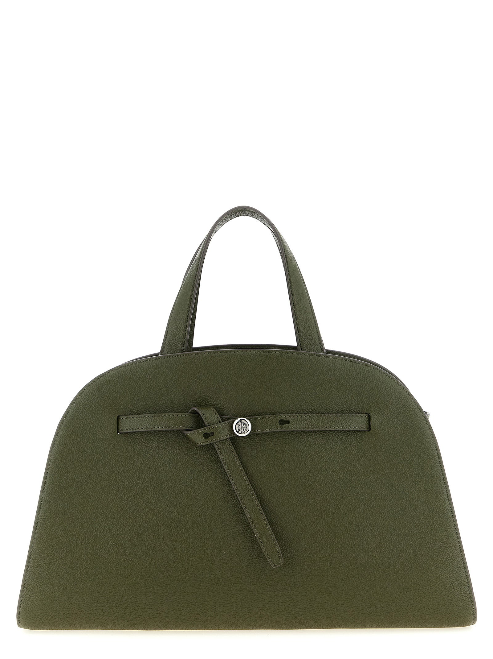 Tory Burch Zweifarbige Handtasche aus Rindsleder