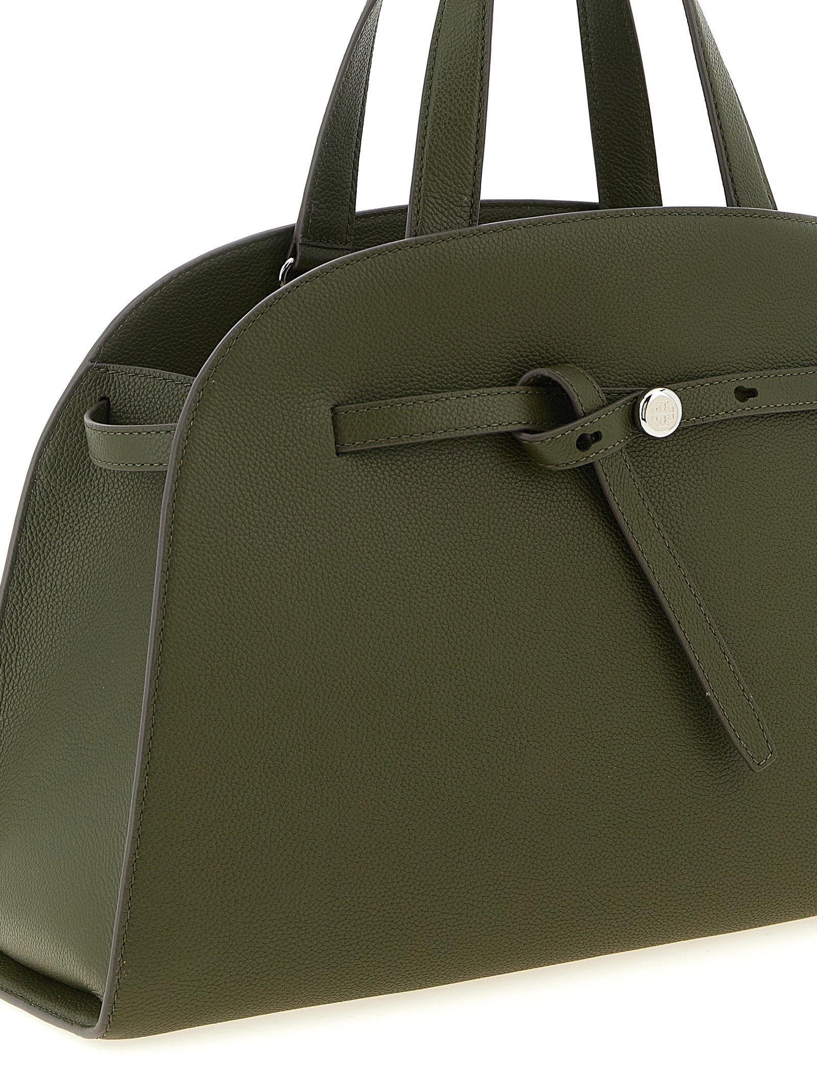 Tory Burch Zweifarbige Handtasche aus Rindsleder