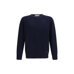 Brooksfield Blauer Wollpullover Oves Aries