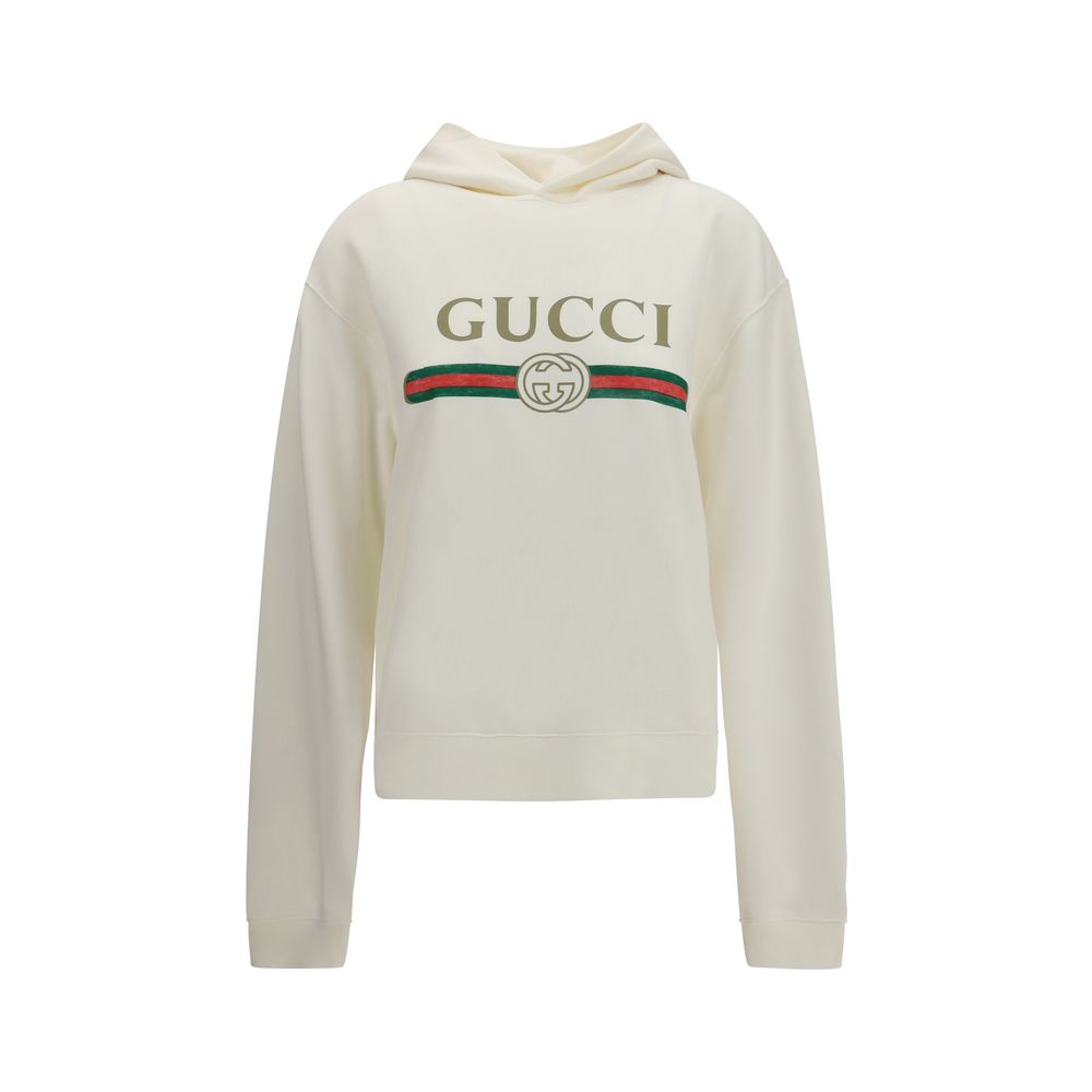 Gucci Weißes Baumwoll-Sweatshirt