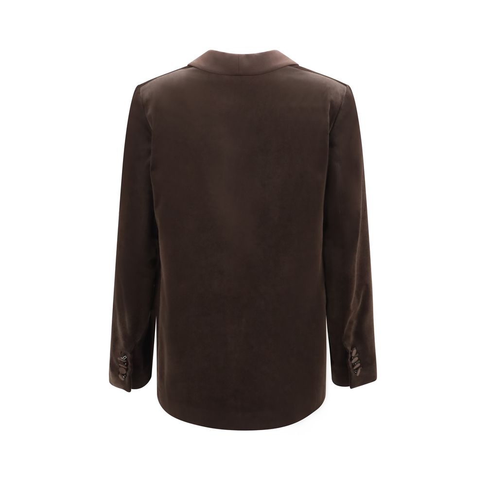 Lardini Brauner Baumwollblazer