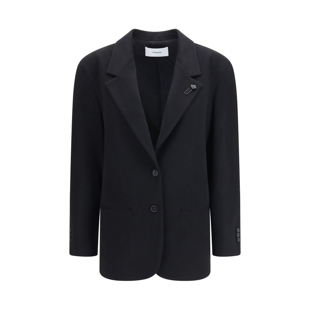 Lardini Elegante schwarze Kaschmirjacke