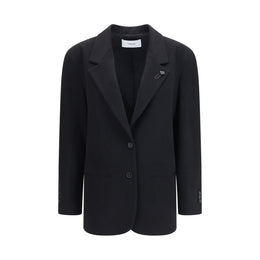 Lardini Elegante schwarze Kaschmirjacke