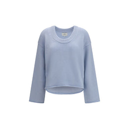 Loulou De Saison Blauer Kaschmirpullover