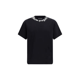Palm Angels Schwarzes Baumwoll-T-Shirt