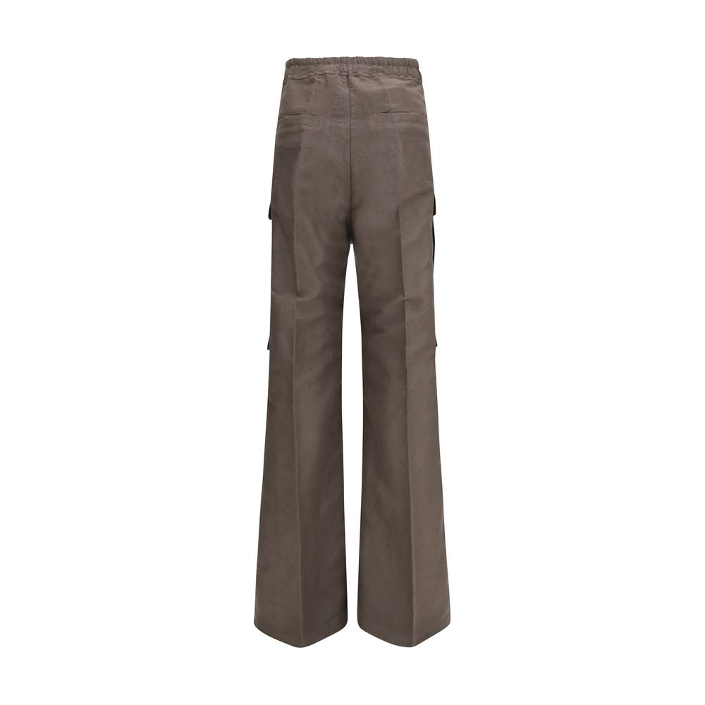 Rick Owens Graue Ramie-Cargo-Hose