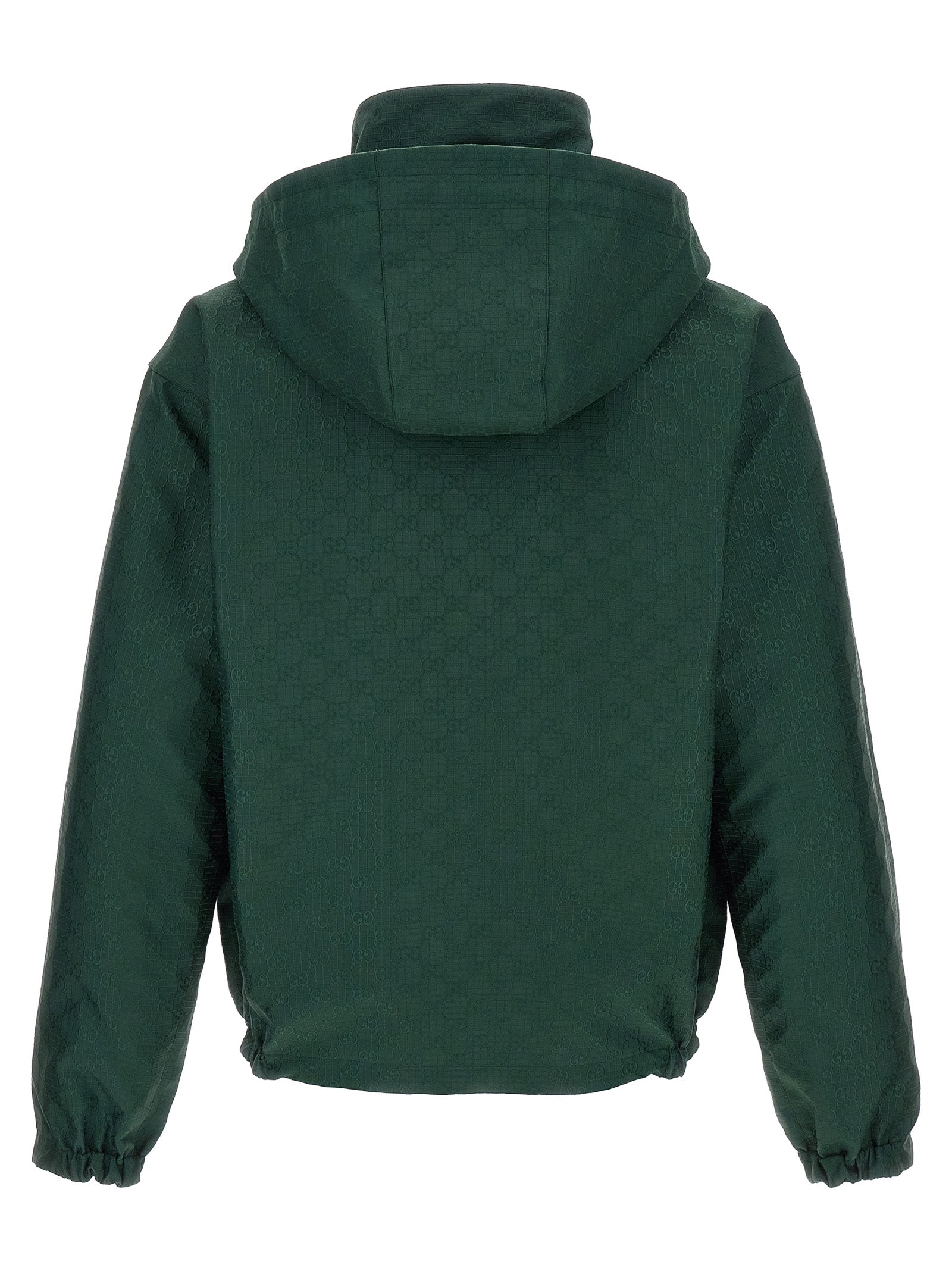 Gucci Zweifarbige Baumwoll-Shell-Jacke