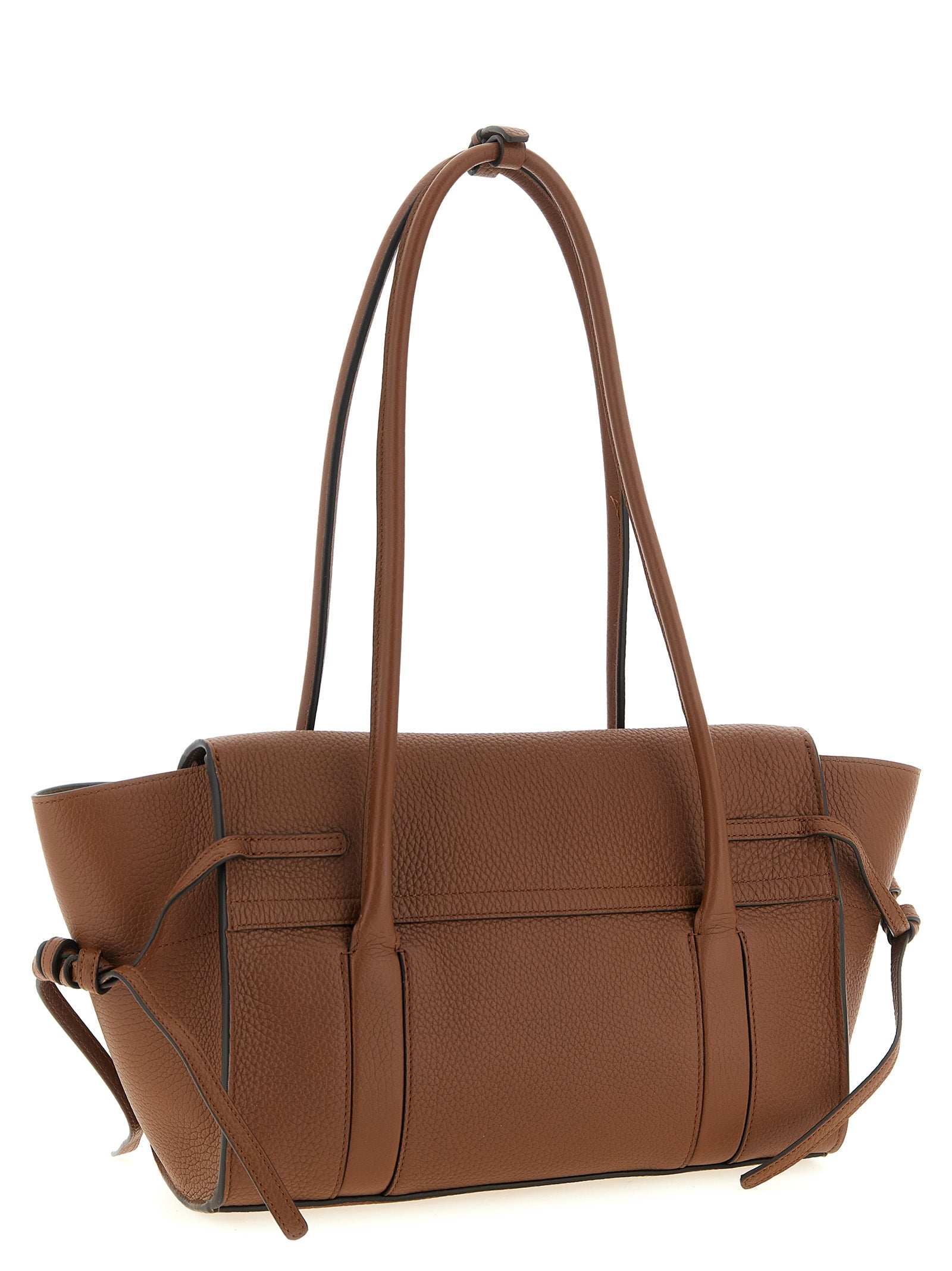 Mulberry Braunes Kalbsleder Damen Crossbody Tasche